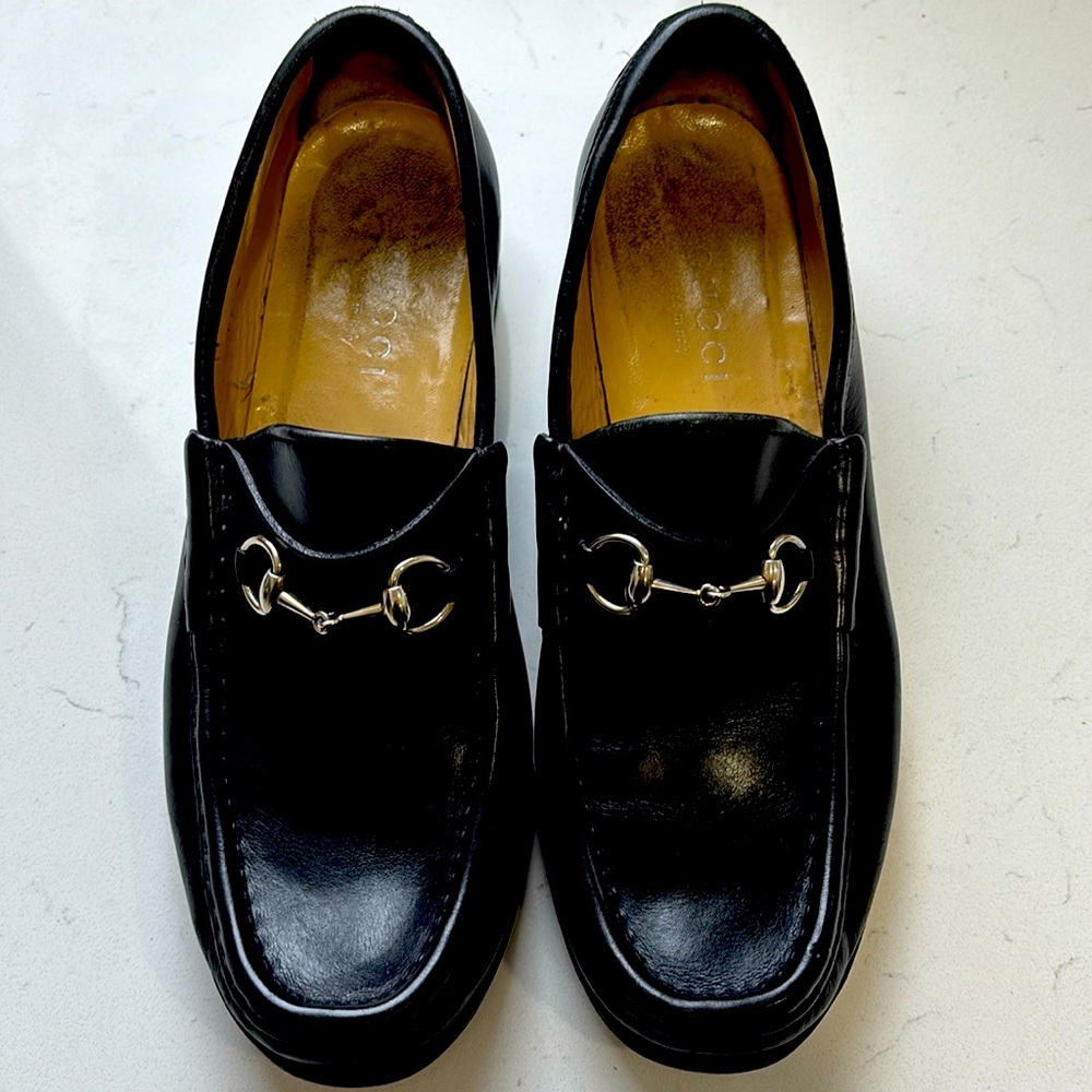 Gucci classic horsebit leather loafer